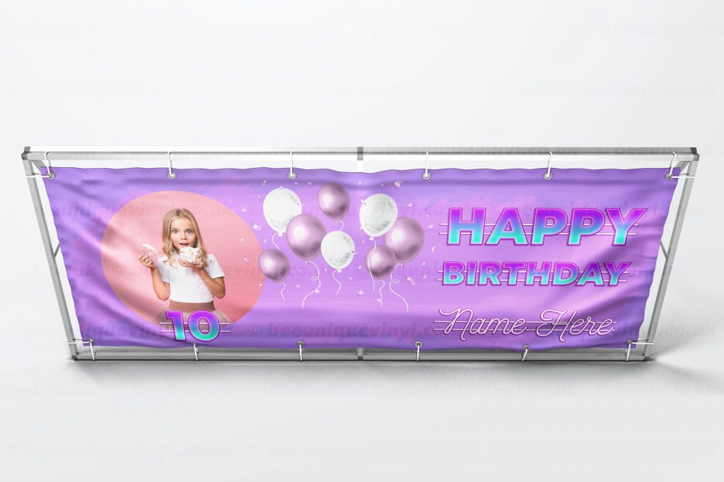 personalised birthday banner