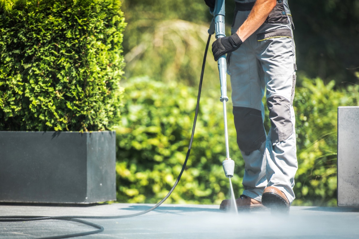 Soft washing the siding is the best option for homes on Long Island.